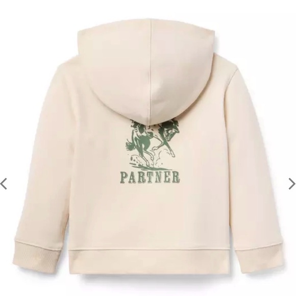 NWT Janie and Jack Cowboy Hooded Sweatshirt Baby 6–12M - Picture 2 of 6